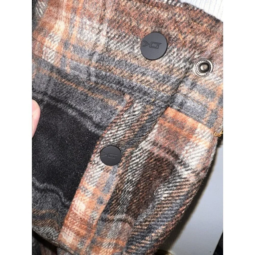 NWT DAKINE DaKine Brusven Shirt Jacket Plaid Print Snap Buttons Sz XXL